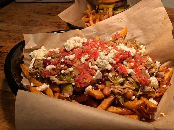Product: Southwest Sloppy with in-house smoked pork BBQ - Phoebus Dive Bar in Hampton, VA Bars & Grills