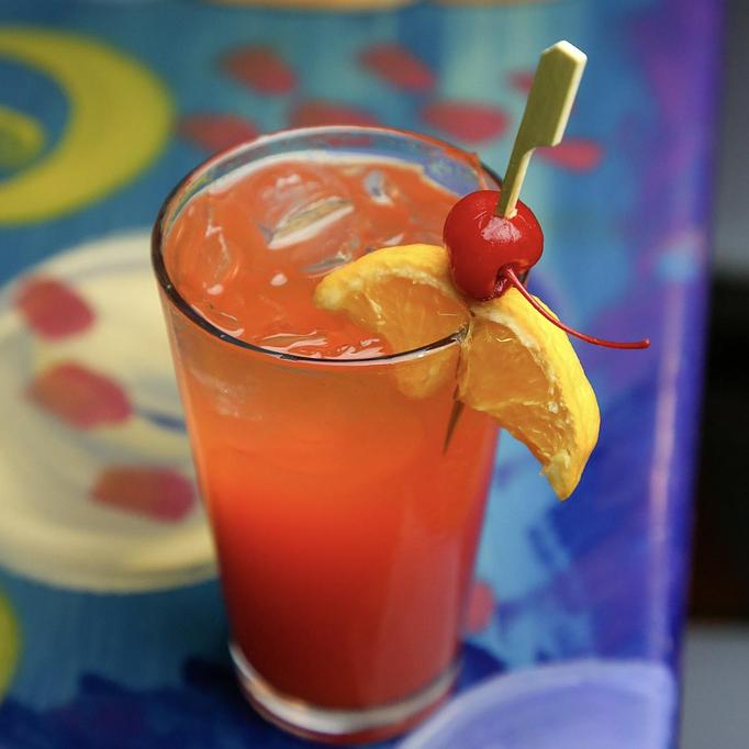 Product: CAT 5 HURRICANE- Don Q Light & Dark Rum, Fresh Juices, 151 Float - Red Fish Grill in French Quarter - New Orleans, LA American Restaurants
