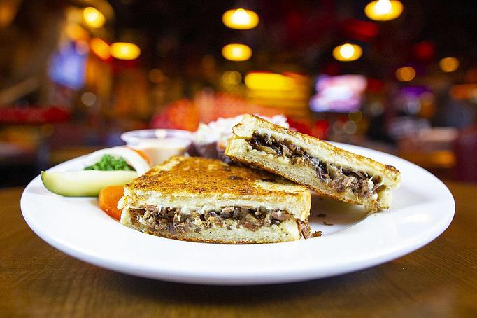 Product: Brisket Grilled Cheese - Red's Bar & Grill in Fernley, NV Bars & Grills