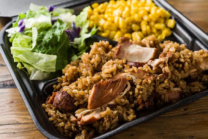 Product: Your choice of jambalaya plus 2 sides - Rice & Roux in Baton Rouge, LA American Restaurants
