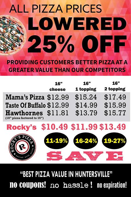 Product - Rocky's Pizza in Huntersville, NC - Huntersville, NC Italian Restaurants