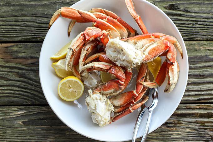 Product: Dungeness Crab Legs - Salty's on the Columbia River in Columbia River, Portland Airport - Portland, OR American Restaurants
