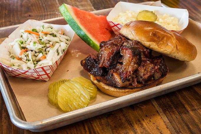 Product: Burnt Ends Sandwich - Scott's Kitchen in Kansas City, MO Barbecue Restaurants