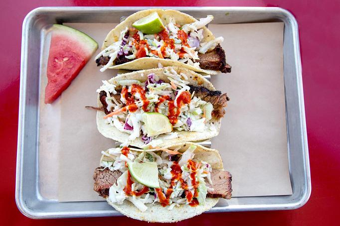 Product: Brisket Tacos - Scott's Kitchen in Kansas City, MO Barbecue Restaurants