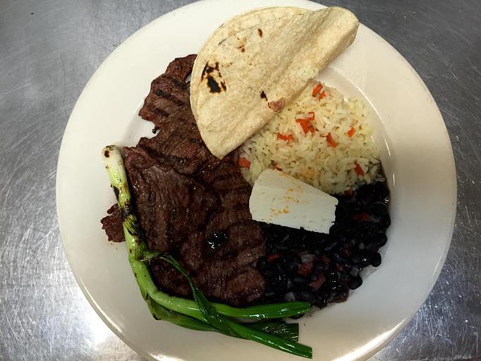 Product: Carne Asada - Sir Edmond Halley's in Myers Park - Charlotte, NC Hamburger Restaurants Product: Carne Asada - Sir Edmond Halley's in Myers Park - Charlotte, NC Hamburger Restaurants