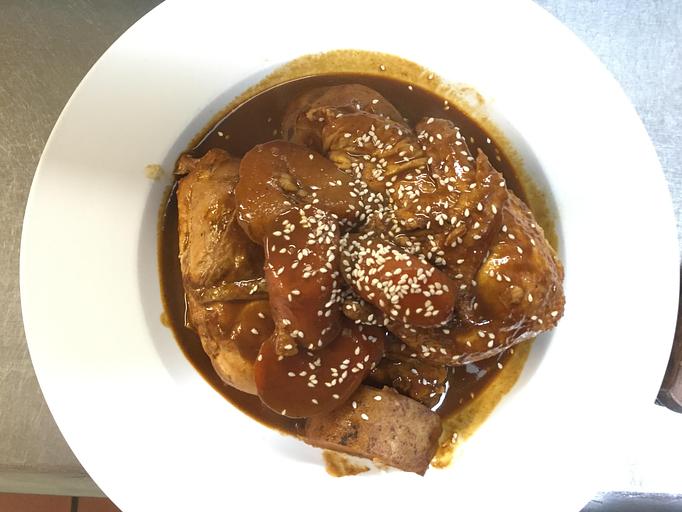 Product: Pollo Con Mole - Sir Edmond Halley's in Myers Park - Charlotte, NC Hamburger Restaurants Product: Pollo Con Mole - Sir Edmond Halley's in Myers Park - Charlotte, NC Hamburger Restaurants