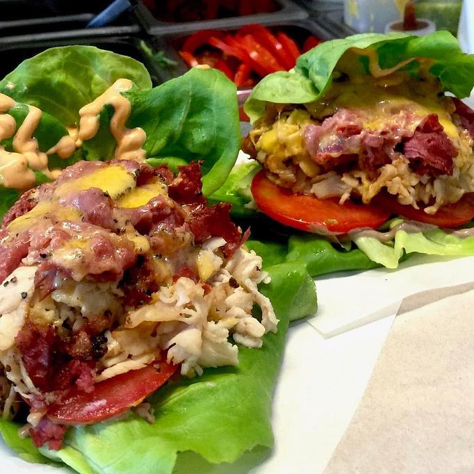 Product: We can lettuce wrap any sandwich, "The Duchess" is especially delicious wrapped up. - Spread in Downtown Campbell - San Jose, CA American Restaurants