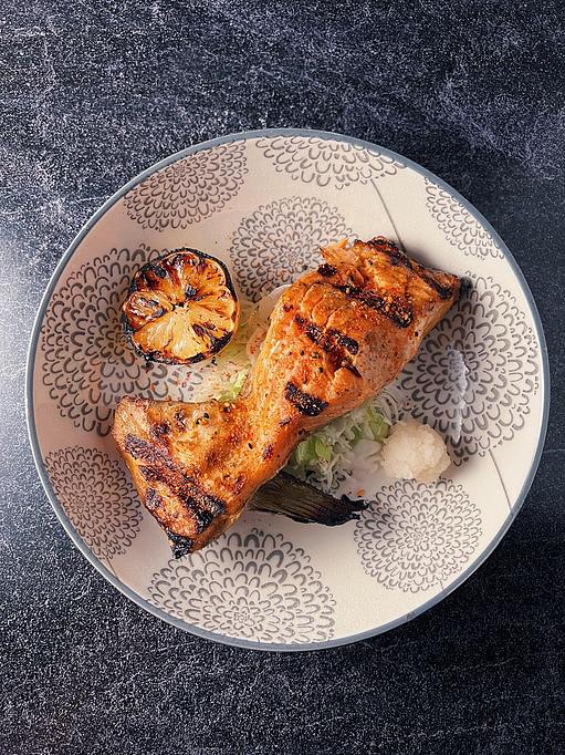 Product: Salmon Kama - Takumi Izakaya Bar in Sacramento, CA Bars & Grills