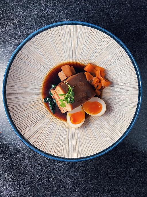 Product: Braised Pork Belly - Takumi Izakaya Bar in Sacramento, CA Bars & Grills