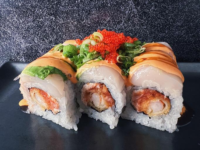 Product: Geisha Roll* - Takumi Izakaya Bar in Sacramento, CA Bars & Grills