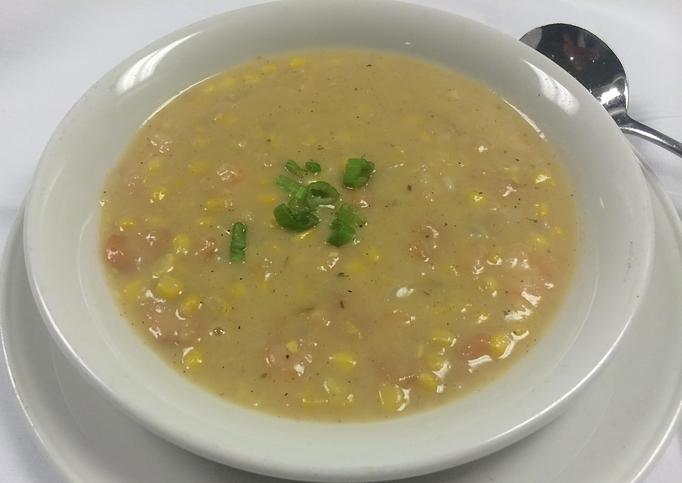 Product: Corn & Shrimp Bisque - The Caboose Restaurant in Located in Beautiful Downtown McComb - McComb, MS Cajun & Creole Restaurant