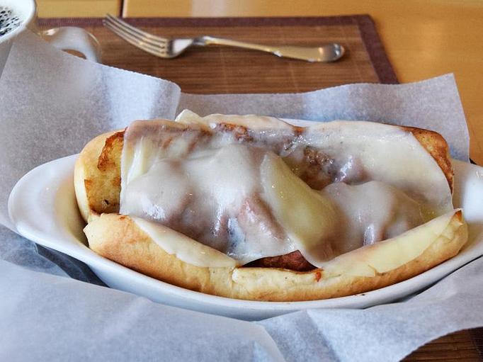 Product: Meatball - homemade meatballs smothered in our house marinara, melted provolone on a hoagie bun - West Allis Cheese & Sausage Shoppe in Milwaukee, WI Meat Products