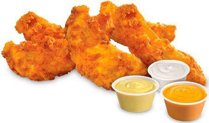 Product: Real chicken tenderloin breaded & served with honey mustard on the side - 3 Brothers Pizza & Restaurant in Seaport Pier - Wildwood, NJ Pizza Restaurant