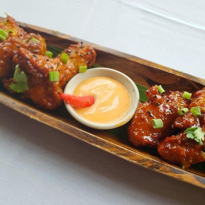 Product: With just a lil' kick of sriracha! - Banana Leaf Modern Thai in Mason, OH - Mason, OH Thai Restaurants Product: With just a lil' kick of sriracha! - Banana Leaf Modern Thai in Mason, OH - Mason, OH Thai Restaurants