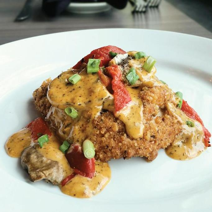 Product: Cajun Gouda Chicken - Bella Milano in Springfield, IL Pizza Restaurant
