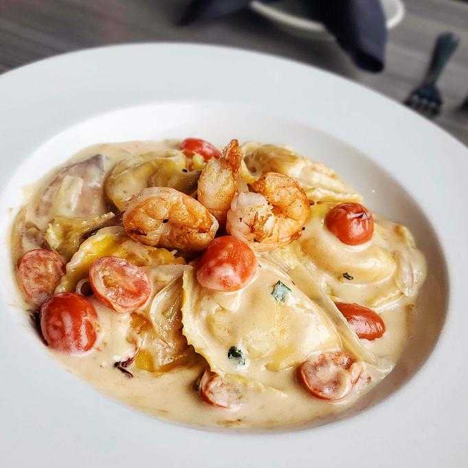 Product: Seafood Ravioli - Bella Milano in Springfield, IL Pizza Restaurant