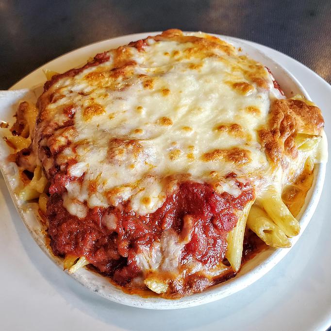 Product: Baked Mostaccioli - Bella Milano in Springfield, IL Pizza Restaurant