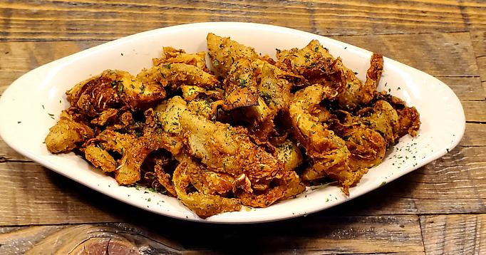Product: Fried Artichoke Hearts - Cavalryman Steakhouse in Laramie, WY American Restaurants Product: Fried Artichoke Hearts - Cavalryman Steakhouse in Laramie, WY American Restaurants