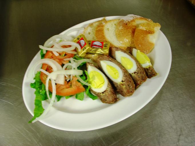 Product: Our famous Scotch Eggs - Harp & Celt Irish Pub & Restaurant in Central Business District - Orlando, FL Pubs