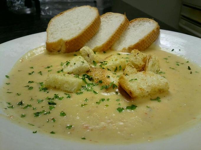 Product: Our Potato Leek Soup is music to the palate - Harp & Celt Irish Pub & Restaurant in Central Business District - Orlando, FL Pubs