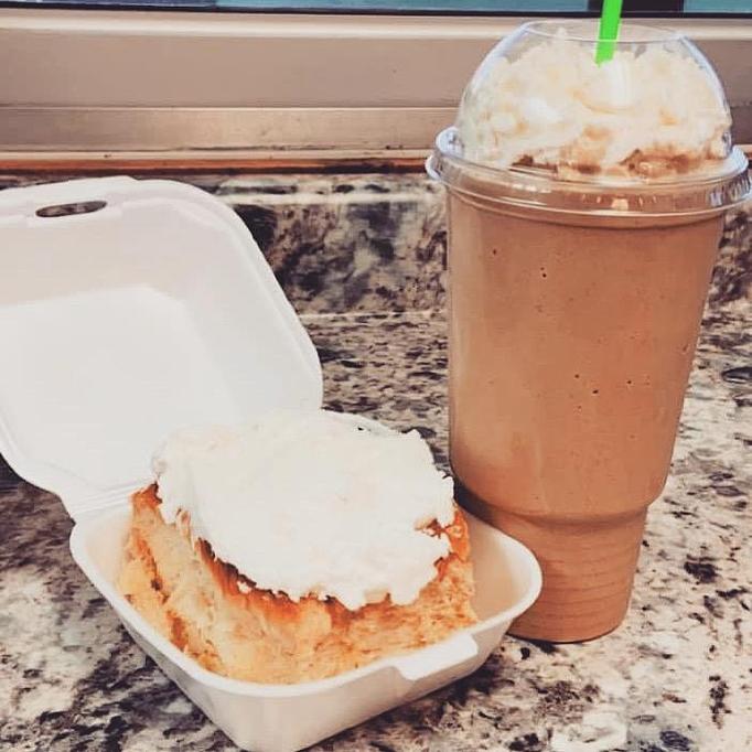 Product: White Frosted Cinnamon Roll - Joltin Jo's Espresso in Mc Cook, NE Coffee, Espresso & Tea House Restaurants