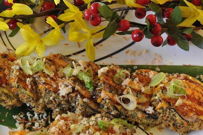 Product: Spicy Tuna/Salmon Crunch - Kabuki Sushi Bar & Restaurant in Centerville - Centerville, OH Sushi Restaurants