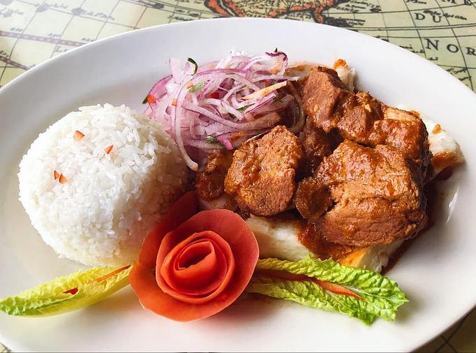 Product: Adobo de Cerdo - Machu Picchu in Newburgh, NY Bars & Grills Product: Adobo de Cerdo - Machu Picchu in Newburgh, NY Bars & Grills