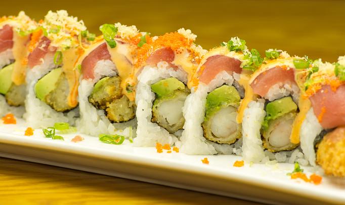 Product: #30 Crazy Roll - Matoi Sushi in Tampa, FL Japanese Restaurants Product: #30 Crazy Roll - Matoi Sushi in Tampa, FL Japanese Restaurants