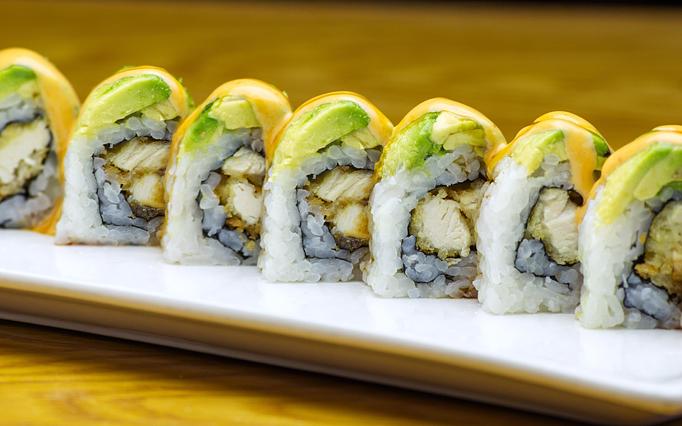 Product: #32 Chicken Lover Roll - Matoi Sushi in Tampa, FL Japanese Restaurants Product: #32 Chicken Lover Roll - Matoi Sushi in Tampa, FL Japanese Restaurants
