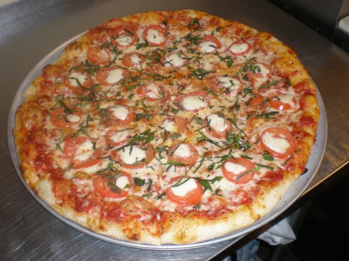Product: The Marge - Mezza Luna Pizzeria - Downtown: in Eugene/Springfield, OR Pizza Restaurant Product: The Marge - Mezza Luna Pizzeria - Downtown: in Eugene/Springfield, OR Pizza Restaurant