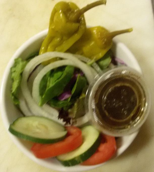 Product: side house salad - Mojo Pizza N' Pub in Oakhurst - Decatur, GA Pizza Restaurant