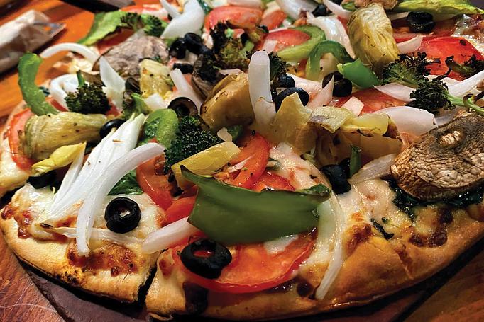 Product: Loaded with toppings! - Moosejaw Pizza in The Waterpark Capital of the World in Wisconsin Dells! - Wisconsin Dells, WI American Restaurants