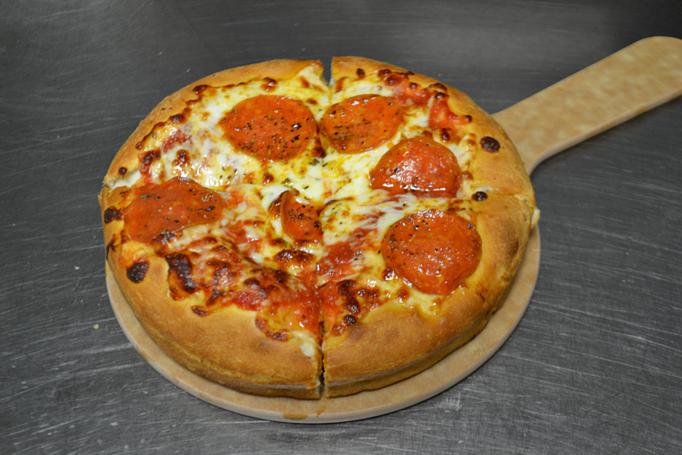 Product: 7" personal for the kiddos! - Moosejaw Pizza in The Waterpark Capital of the World in Wisconsin Dells! - Wisconsin Dells, WI American Restaurants