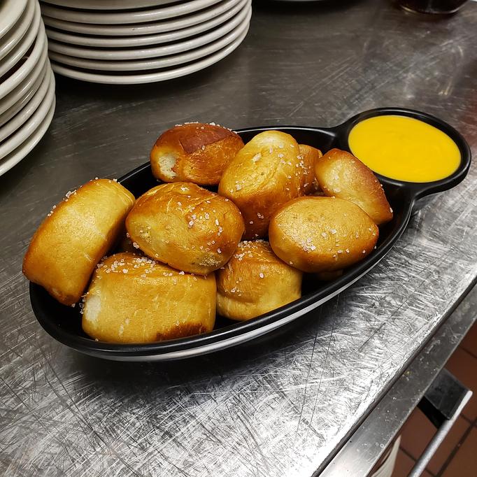 Product: Buttery, salted pretzel bites - Moosejaw Pizza in The Waterpark Capital of the World in Wisconsin Dells! - Wisconsin Dells, WI American Restaurants
