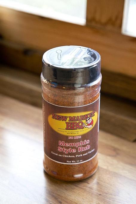 Product: Custom Blended Signature Dry Rub that we use on most of our meats, Smoked Mac n' Cheese, BBQ Beans, and more!! Brisket has it's own custom rub. Try our Naked Smoked Wings - they are delish - no sauce required. - New Market BBQ in Downtown New Market, AL - New Market, AL Barbecue Restaurants