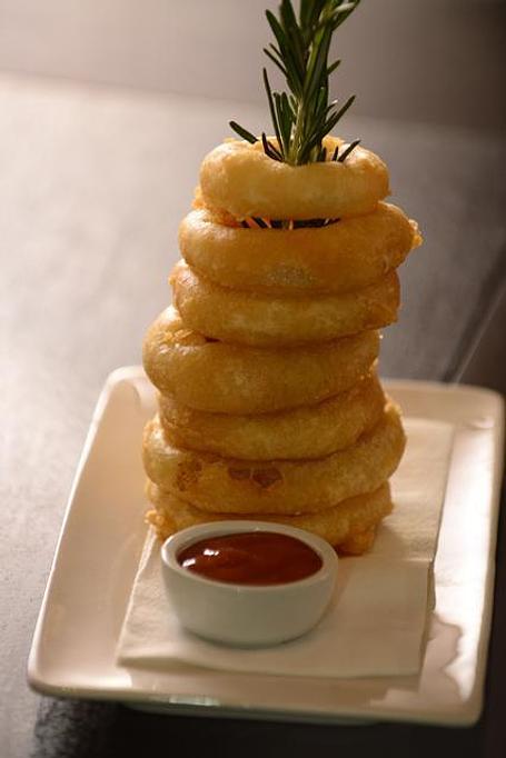 Product: Crispy Onion Rings - Pearl Seafood & Oyster Bar in Lincoln Square - Bellevue, WA Seafood Restaurants