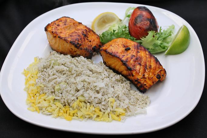 Product: Roasted Salmon - Pomegranate on Main in Greenville, SC Bars & Grills