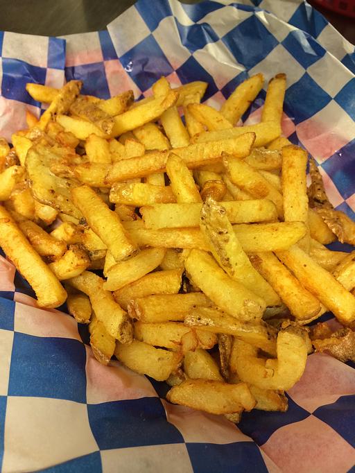 Product: Our homemade hand cut fries! - Rollie's Bar and Grill in Belfast, ME American Restaurants