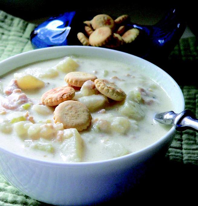 Product: New England Clam Chowder - White - Rustic Inn Crabhouse in Fort Lauderdale, FL Seafood Restaurants