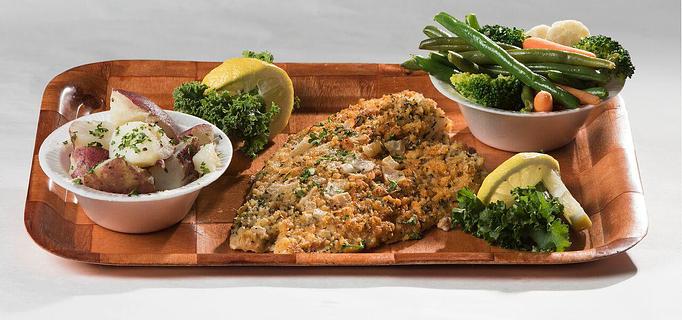 Product: Broiled Flounder - Rustic Inn Crabhouse in Fort Lauderdale, FL Seafood Restaurants