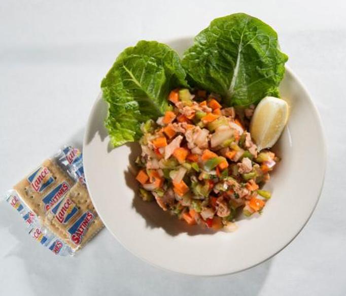 Product: Spicy Conch Salad - Rustic Inn Crabhouse in Fort Lauderdale, FL Seafood Restaurants