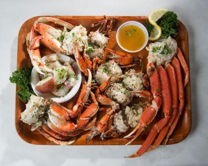 Product: Crab Sampler - Rustic Inn Crabhouse in Fort Lauderdale, FL Seafood Restaurants