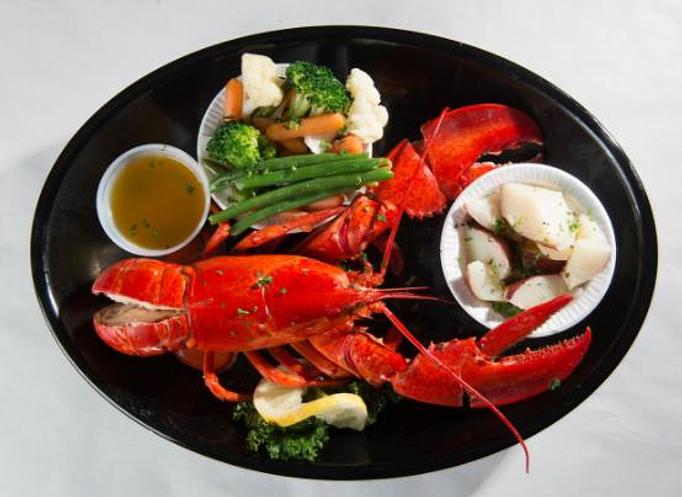 Product: Whole Steamed Lobster - Rustic Inn Crabhouse in Fort Lauderdale, FL Seafood Restaurants