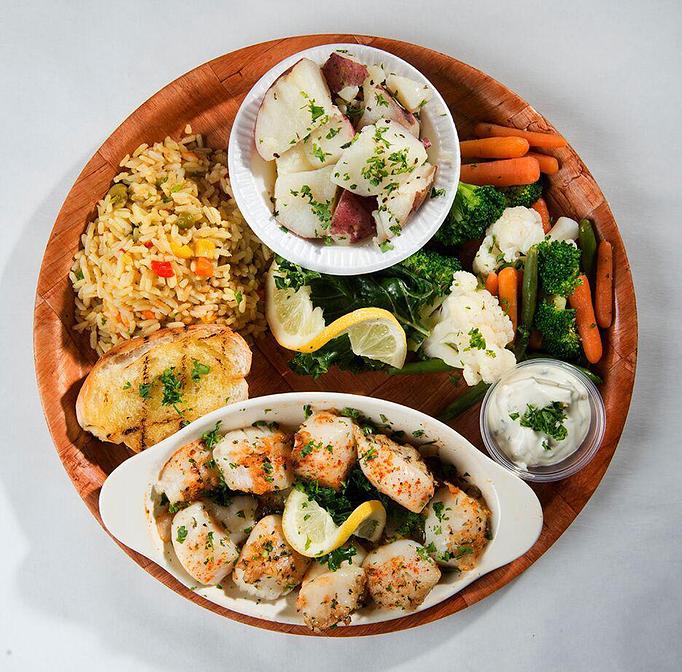 Product: Broiled Scallops - Rustic Inn Crabhouse in Fort Lauderdale, FL Seafood Restaurants