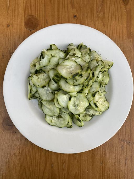 Product: Dill Cucumber Salad - Speisekammer in Alameda, CA Bars & Grills