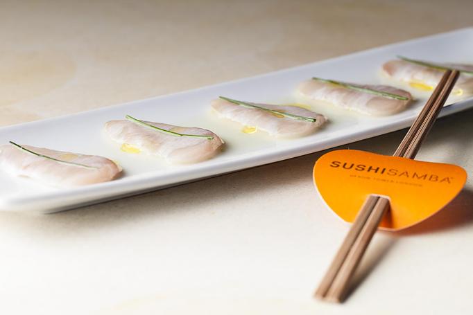 Product: Kanpachi Tiradito - SUSHISAMBA Las Vegas in The Venetian Resort & Casino - Las Vegas, NV Brazilian Restaurants Product: Kanpachi Tiradito - SUSHISAMBA Las Vegas in The Venetian Resort & Casino - Las Vegas, NV Brazilian Restaurants