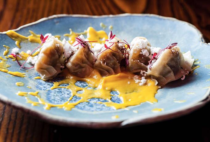 Product: Wagyu Gyoza - SUSHISAMBA Las Vegas in The Venetian Resort & Casino - Las Vegas, NV Brazilian Restaurants Product: Wagyu Gyoza - SUSHISAMBA Las Vegas in The Venetian Resort & Casino - Las Vegas, NV Brazilian Restaurants