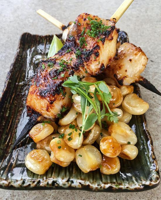 Product: Sea Bass Anticuchos - SUSHISAMBA Las Vegas in The Venetian Resort & Casino - Las Vegas, NV Brazilian Restaurants Product: Sea Bass Anticuchos - SUSHISAMBA Las Vegas in The Venetian Resort & Casino - Las Vegas, NV Brazilian Restaurants