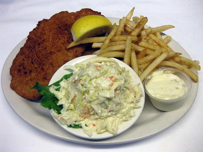 Product: Served with choice of fries or tater tots. - The Bottom Line in Farragut Square, Downtown - Washington, DC Pubs Product: Served with choice of fries or tater tots. - The Bottom Line in Farragut Square, Downtown - Washington, DC Pubs