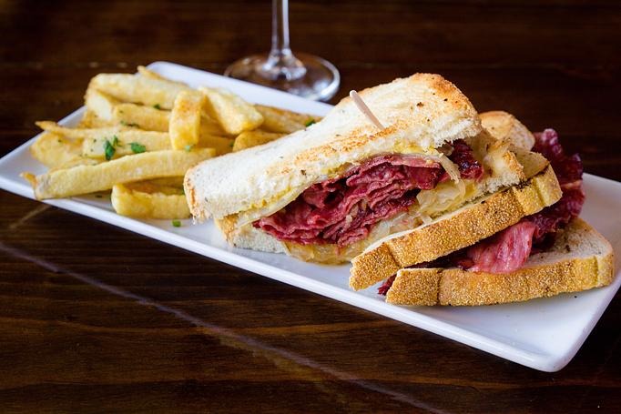 Product: Corned Beef Sandwich - The Field Irish Pub in San Diego, CA Irish Restaurants